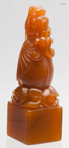 A TIANHUANG DRAGON-CARP SEAL