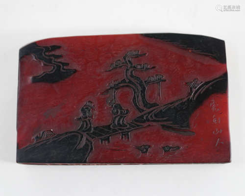 A POEM MARK SOAPSTONE FLAT SEAL