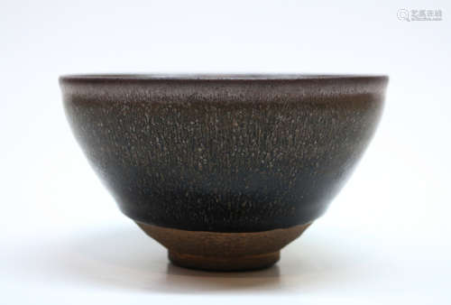 A HARE'S FUR GLAZE JIAN BOWL