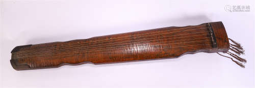 A FINE CHINESE WOOD LACQUER GUQIN