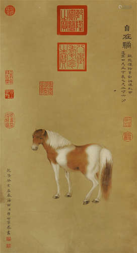 CHINESE HANDSCROLL PAINTING OF LANG SHINING