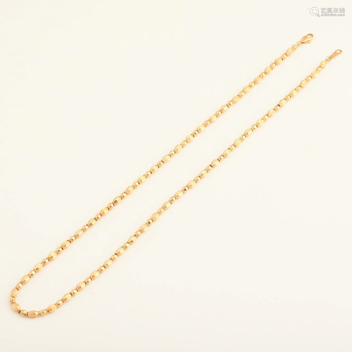 18k Yellow Gold Necklace.