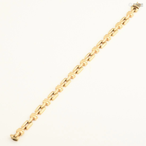 14k Yellow Gold Bracelet.