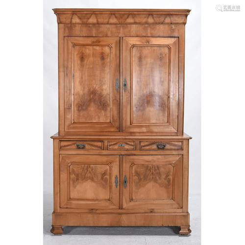 French Directoire Revival Provincial Carved Fruitwood