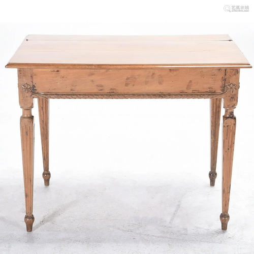 French Provincial Fruitwood Escritoire Desk.