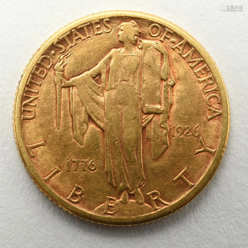 U.S. 1926 $2.5 Gold Commemorative Coin