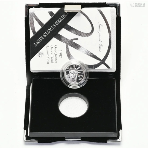 U.S. 1997 1/4 oz Platinum Proof Eagle Coin