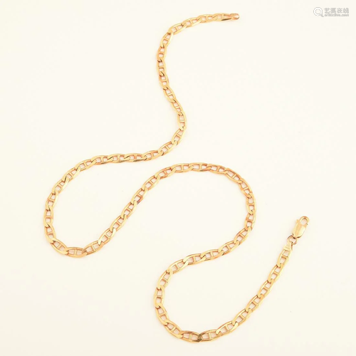 14k Yellow Gold Neck Chain.