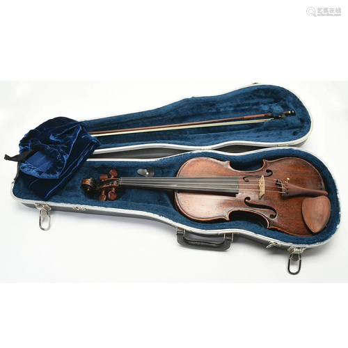 Johann Baptist Schweitzer Labeled Violin wit…