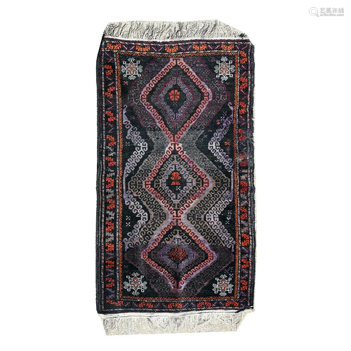 Turkmen Wool Rug.