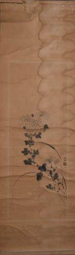 明夏昹花卉 A Chinese Flowers Painting, Xia Yong Mark