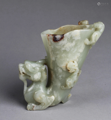 A Carved Jade Vessel