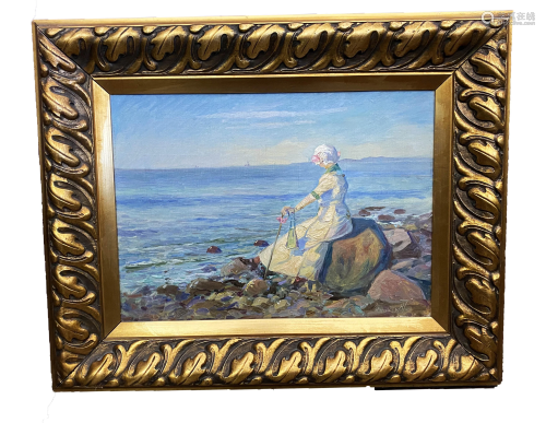 A Framed Oil Painting