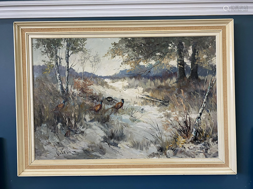 A Framed Oil Painting