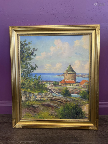 A Framed Oil Painting