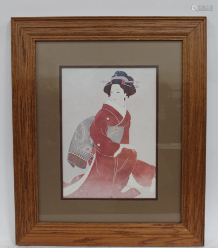 A Framed Japanese Art