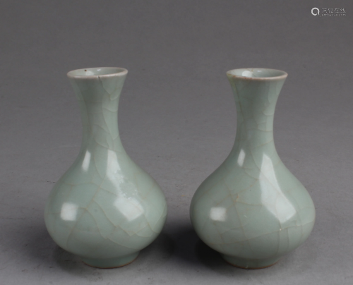 A Pair of Chinese Porcelain Vases