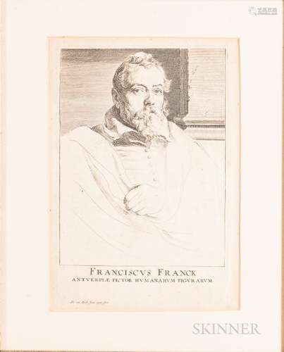 Anthony van Dyck (Flemish, 1599-1641) Franciscus Franck