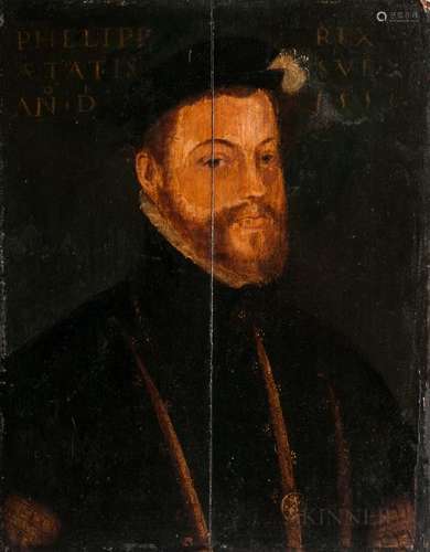 European School, 16th Century Style, Possibly After Anthonis Mor (Spanish, 1519-1577) Portrait