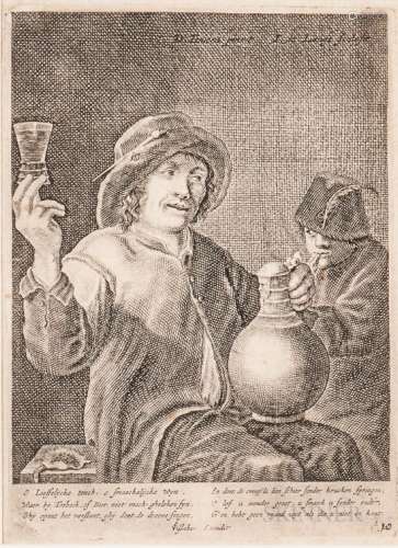 Dutch School, 17th Century, Seven Framed Prints, Including Works Ascribed to Allaert van Everdigen,