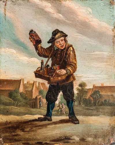 Manner of David Teniers II (Flemish, 1610-1690) Quack Peddling Elixirs/An Allegory of Taste