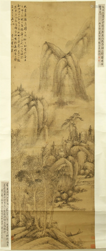 CHINESE PAINTING OF MOUNTAIN VIEWS BY DONG…