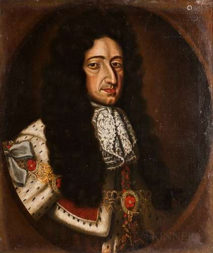 After Willem Wissing (Dutch, 1656-1687) Portrait of William III