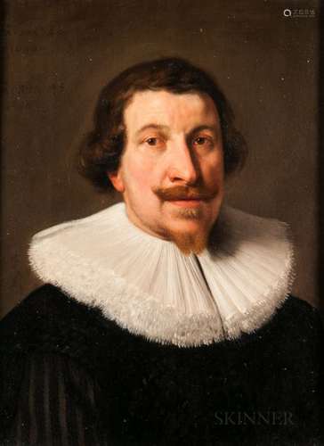 School of Thomas de Keyser (Dutch, 1596-1667) Head of a Man in a Lace Ruff