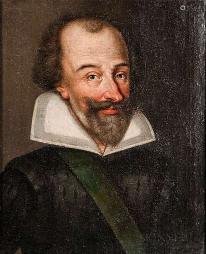 Dutch School, 17th Century Head of a Man in Elizabethan Costume