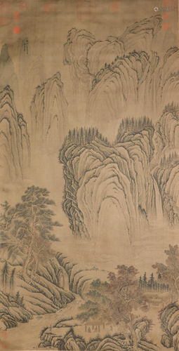 CHINESE LANDSCAPE PAINTING OF LI TANG