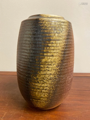 Japanese Modern Design Studio Pottery Vase