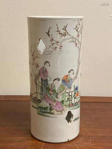 Chinese Porcelain Hat Vase
