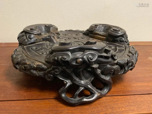 Large Chinese Hardwood Stand for Censer