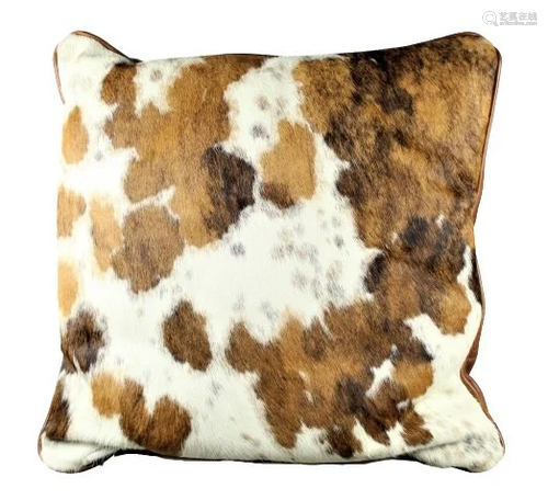 South Western Cow Hide Pillow