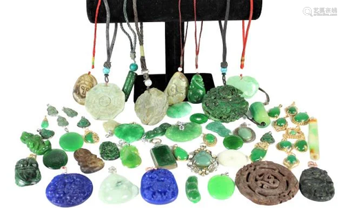 Collection of Jewel & Stone Pendants