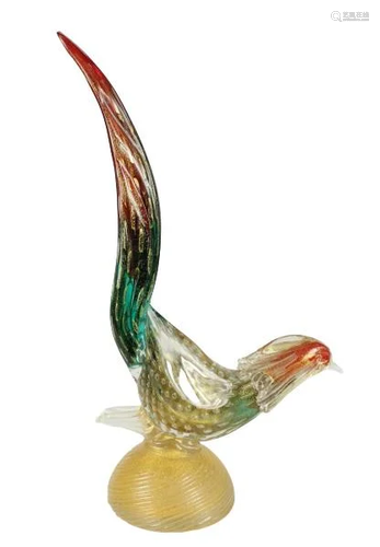 Italian Murano Glass Bird