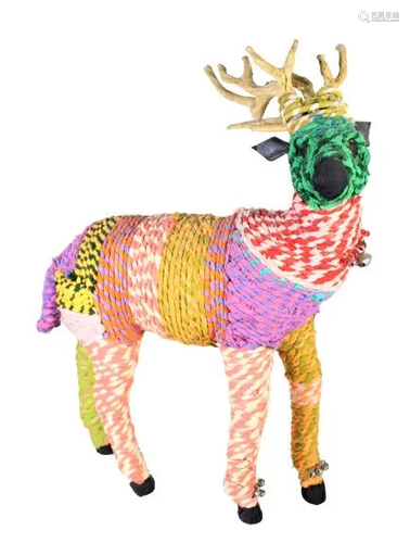 Fabric Raindeer Sculpture