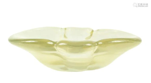 Murano Style Italian Art Glass Dish