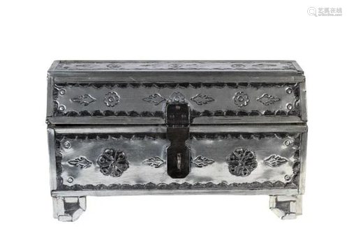 Southwestern Engraved Metal Box