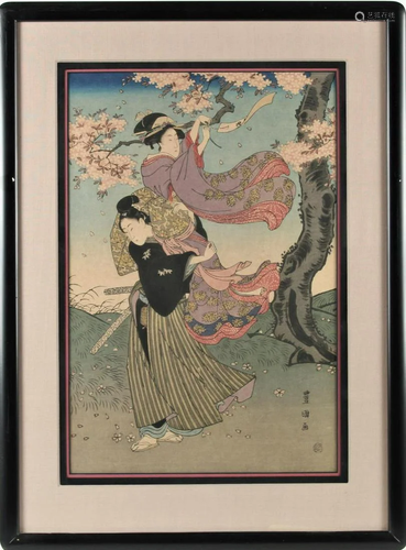 Utagawa Toyokuni, Japanese Woodblock