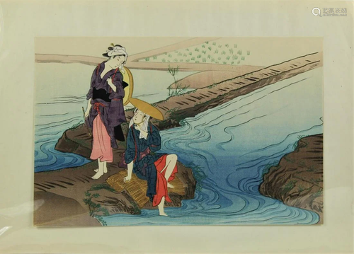 Shunsho Katsukawa, Japanese Woodblock