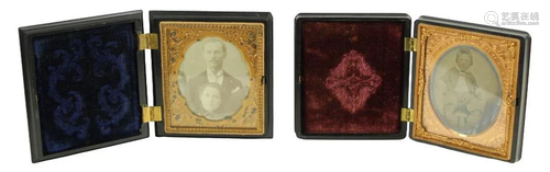 (2) Daguerreotypes