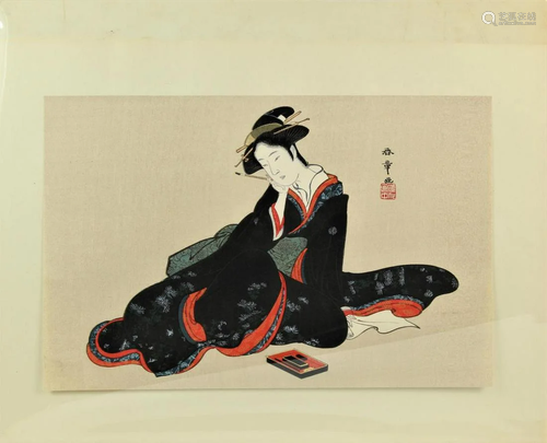 Taisho (1912-1926), Japanese Woodblock Print