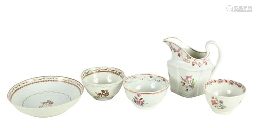 (5) Chinese Export Porcelain Pieces