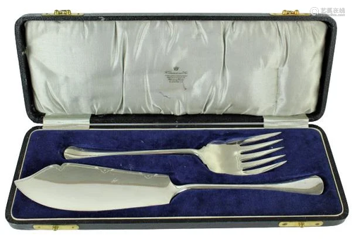 Plated Silver Serving Set w/ Box