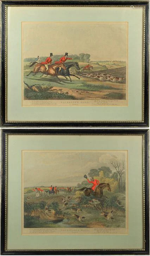 Antique Hand Colored Etchings