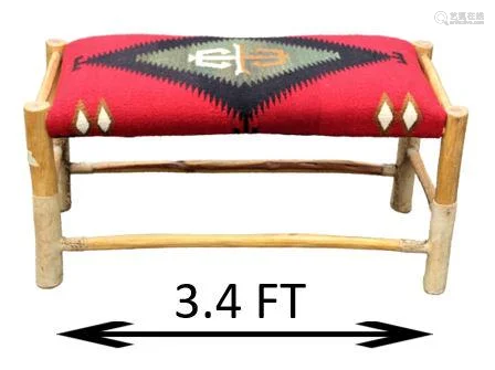 Southwestern Wooden Bench