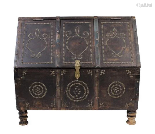 Southwestern Wooden Footed Chest