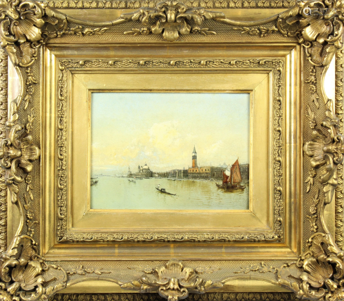 19th C. Venetian Painting, Oil on Panel