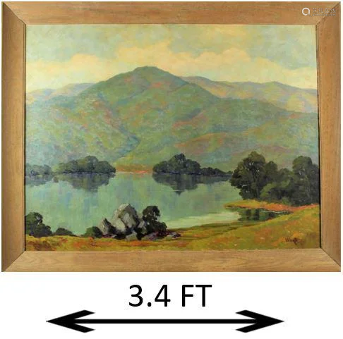 20th C California Landscape, Signed Ward